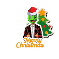 Natal Merry Chistmas Sticker