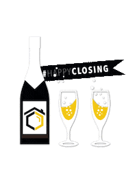 BeehouseRealty_Brand cheers realtor closing beehouse Sticker