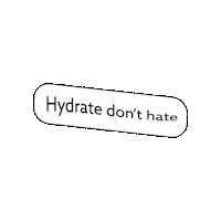 Skin Hydrate Sticker by Wonderflaw