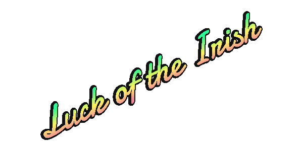 Luck Of The Irish Sticker