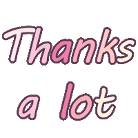 Thanks Thank You Sticker by Demic