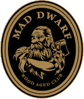 maddwarf beer mad club go Sticker
