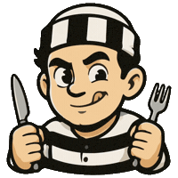 AlcatrazSk food pizza burger restaurant Sticker