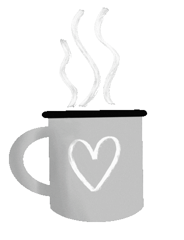 Coffee Tea Sticker by Juwel-lettering