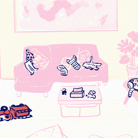 Nunulanka giphyupload home mom clothes GIF