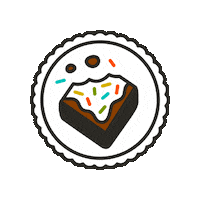 maevechocolate chocolate dessert seattle brownie Sticker