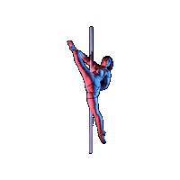 Pole Dance Splits Sticker by Impi Studio