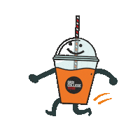 orange juice Sticker by FLWD