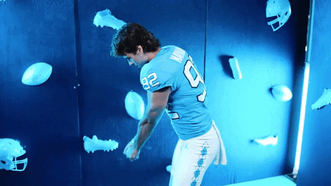 North Carolina Football GIF by UNC Tar Heels
