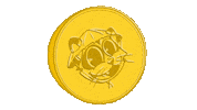 Coin Tanuki Sticker