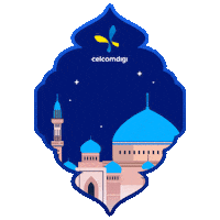 Mosque Telco Sticker by CelcomDigi