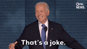 Joe Biden Joke GIF by PBS News