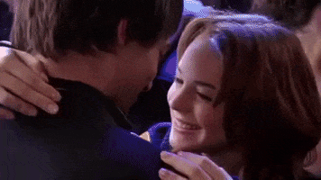 mean girls kiss GIF