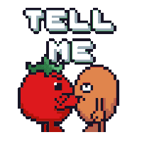Tell Me Potato Sticker by Potatoz by 9GAG