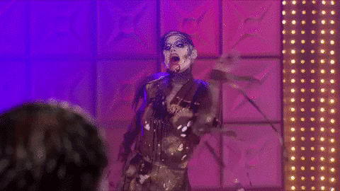 sharon needles kiss GIF by RuPaul's Drag Race