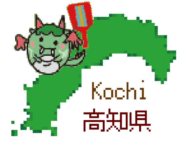 Kochi Prefecture Dragon Sticker