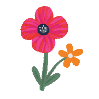 Elizatodd flower flowers daisy whimsical Sticker