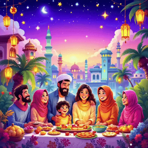 goodvibewishes celebration peace giphycreatortest islam GIF