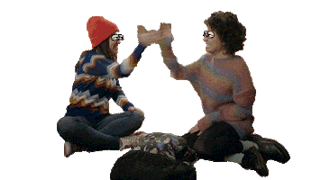 happy abbi jacobson Sticker by Broad City