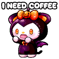 Tired Halloween Sticker by Candy Kult Land