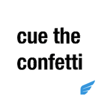 confetti cue Sticker by Elevate Experiences