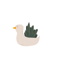 Duck Sticker by Catsmart Marketing