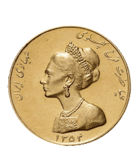 Farah Pahlavi Sticker by Golesorkh Co.