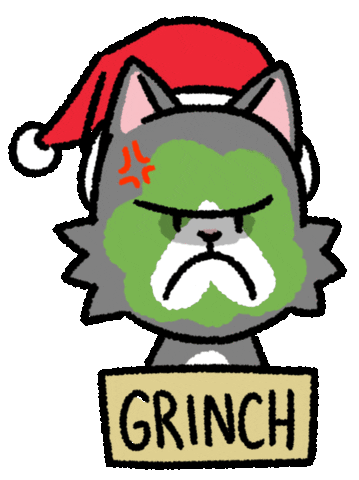 Happy The Grinch Sticker by Ai and Aiko