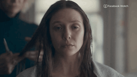 Elizabeth Olsen Facebook Watch GIF by Sorry For Your Loss