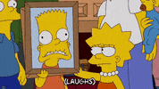 bart simpson laughing GIF