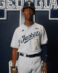 Georgia Tech Baseball GIF by Georgia Tech Yellow Jackets