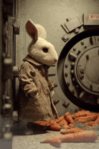 Art Rabbit GIF