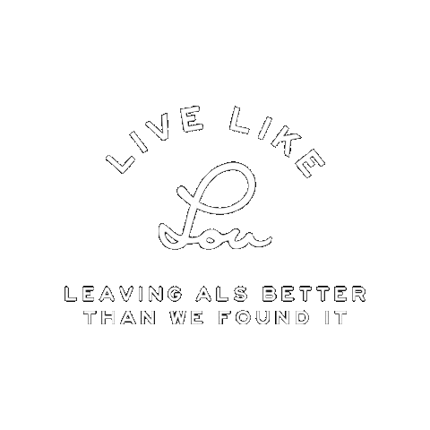 Lou Gehrig Amyotrophic Lateral Sclerosis Sticker by Live Like Lou