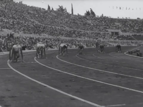 Wilma Rudolph Wins 200 Meter Dash 1960