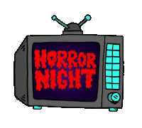 Halloween Horror Sticker by Russell Taysom