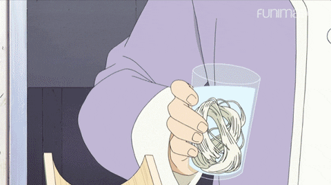 calliecaddie914 giphyupload anime nichijou funimation GIF