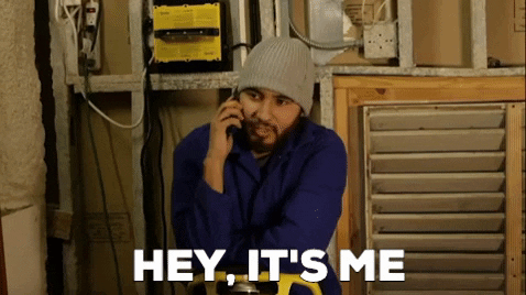 gregvillarrealiii giphygifmaker hey scrooge hey its me GIF