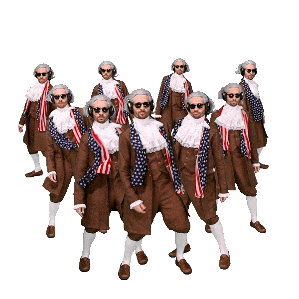 Founding Fathers Rhythm Sticker