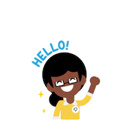 Celebration Hello Sticker by Geniebook