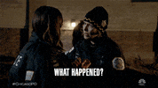 what happened GIF by One Chicago