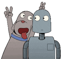 Dog Robot Sticker by CurzonCinemas