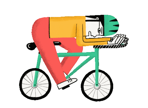 Bike Cycling Sticker by Matilde Horta
