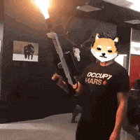 Elon Flamethrower GIF by Dogelon Mars