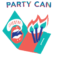 Fiesta Cocktail Sticker by Party Can