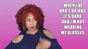 ComedianHollyLogan drinking drunk damn flirting GIF