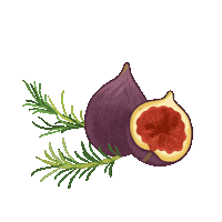 Candle Fig Sticker by The Burlap Bag