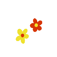 Happy Flower Sticker