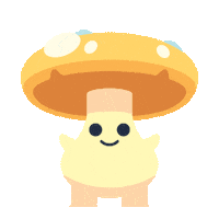 Happy Mushroom Sticker by Ooblets