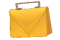 orange bag Sticker by The Americae
