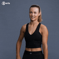 Tennis Eye Roll GIF by WTA